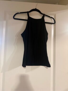 Black High-Neck Women’s Tank Top